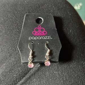NWT (5 for 15$) Paparazzi Pink gemstone earrings